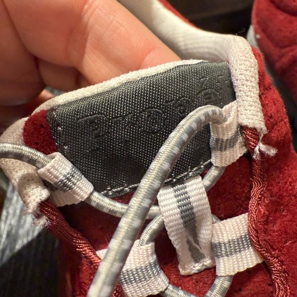 Propét Womens Travel Walker Soft Suede Old Brick color - Picture 5 of 10